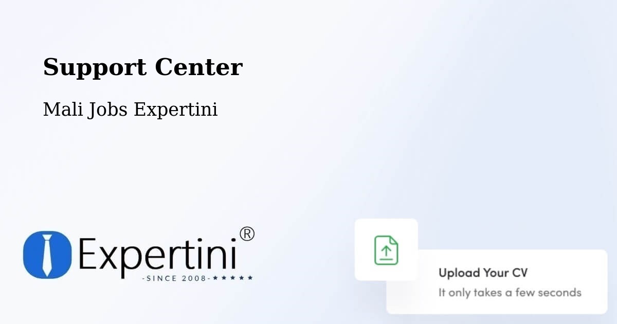 Support Services – Djénné - Mali Jobs Expertini